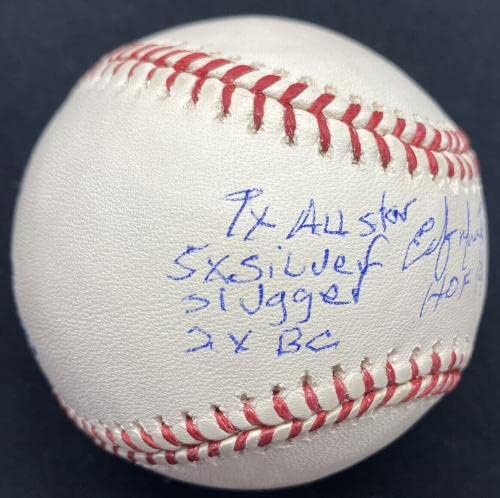 Едгар мартинез хоф 19 Потпиша Статистички Бејзбол ЈСА Сведок-Бејзбол Со Автограм