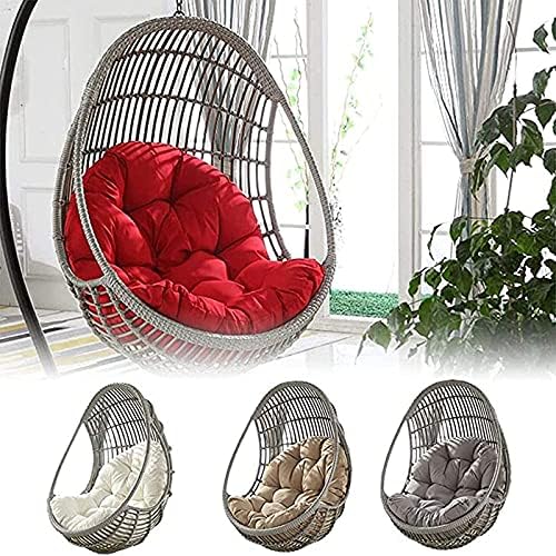 Висечки перниче за седиште на јајце-столче- отворено и затворено ратан ткаат влошки за столче за затегнување, за внатрешен двор на отворено