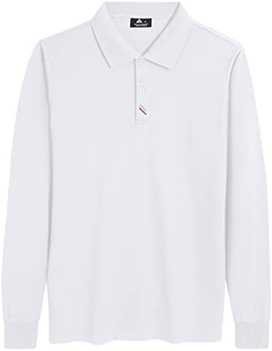 Secood Машка маица со кратки ракави за кратки ракави за голф со долги ракави влага, атлетски обични маици