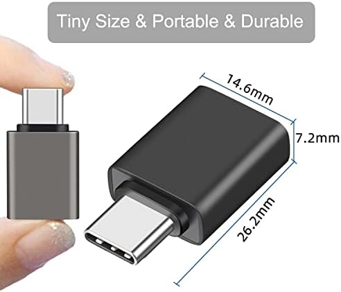 Phiginoo USB C до USB 3.0 адаптер, тип Ц машко до USB Femaleен за десктоп, лаптоп, проектор, монитор, полначи и повеќе уреди