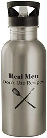 Средината на патот вистински мажи не користат рецепти 277 - убав смешен хумор 20oz шише со сребрена вода