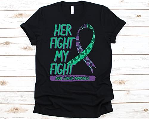 Нејзината борба е мојот подарок за подигнување на свеста за кошула за рак на карцином, маица со карцином на клетки на клетки за мажи и жени