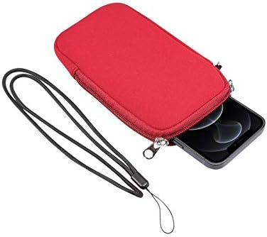 Телефонска торбичка Неопрена Телефонски ракав, 7,2 инчи Универзална мобилна торбичка за торбичка мобилна торба со патент компатибилна