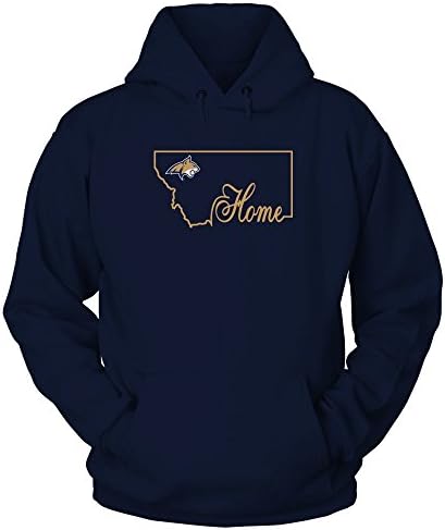 Fanprint Montana State Bobcats Hoodie - Дома во државен преглед - IF -IC13 -DS64