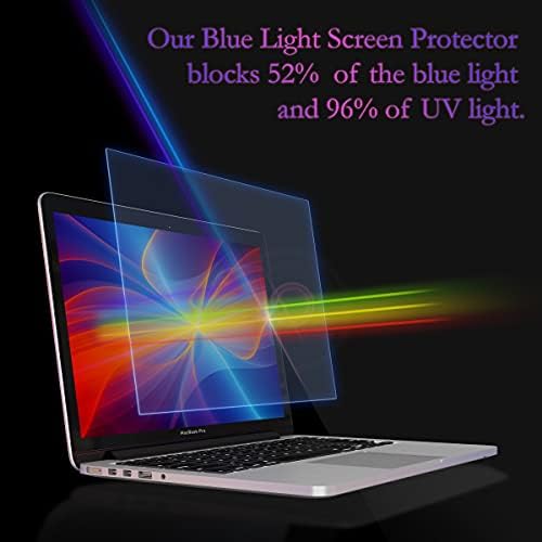 Премиум анти -сино светло заштитник на екранот компатибилен со 13 инчи MacBook Air и 13 инчи MacBook Pro, филтрирајте сина светлина и ослободете го компјутерското оптоварување
