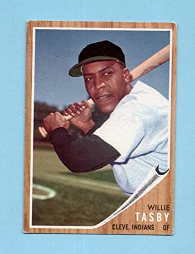 1962 Топпс #462 Вили Тасби Клив Индијци Нема амблем варијација Бејзбол картичка V/E - Бејзбол картички