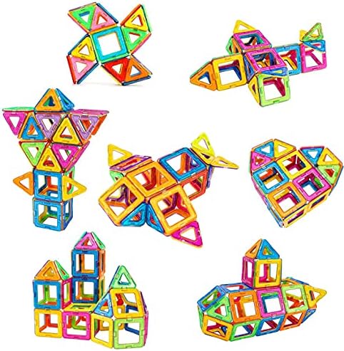 Рок златна рипка магнетски блокови зграда играчки за деца, магнетни плочки за матични комплети едукативни блокови за редење играчки за момчиња