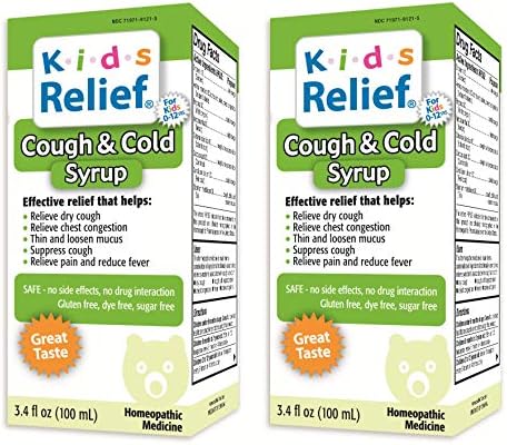Детска олеснување кашлица и ладен сируп, 3,4 fl oz
