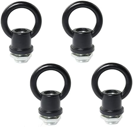 WELWIK 4PCS 29X35MM M10 THING RING RINGEN FOME LATHER FORMAN FORMAR CHANDER LAMP, ЦРНА