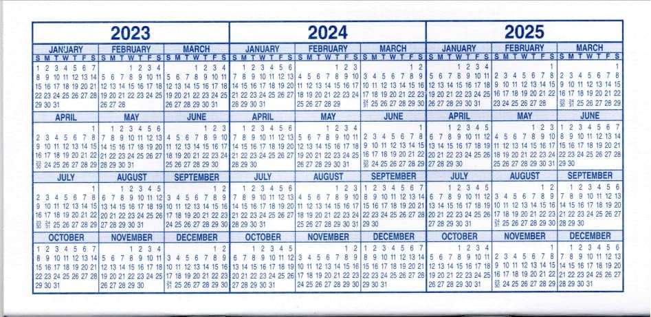 5 Пакет Регистри За Чекови со Календари 2023/2024/2025