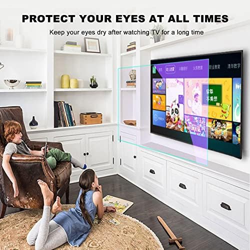 Заштитник на анти -УВ ТВ -екранот на Kelounis 75inch, анти -сина светлина и филтер за филтрирање против сјај од LED -екраните, го намалува дигиталното затегнување на очите