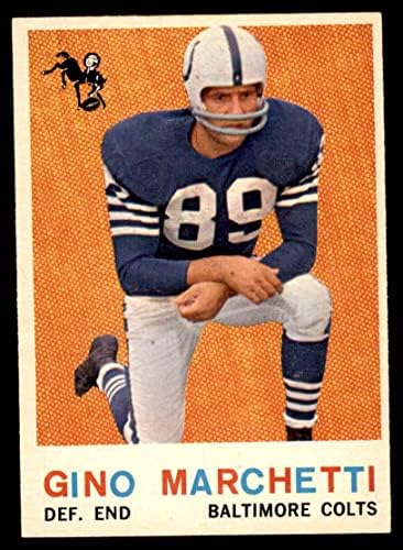 1959 Топпс 109 Gino Marchetti Baltimore Colts Ex/Mt Colts San Francisco