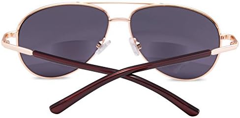 Часови за очила Унисекс Класичен стил Бифокални очила за сонце читатели со леќи UV400 заштита на отворено читање очила за мажи и жени