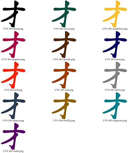 Гениј Канџи знак за метален wallид за знак - паметен блудски јапонски кинески декоративен wallиден акцент - знак за домашен декор
