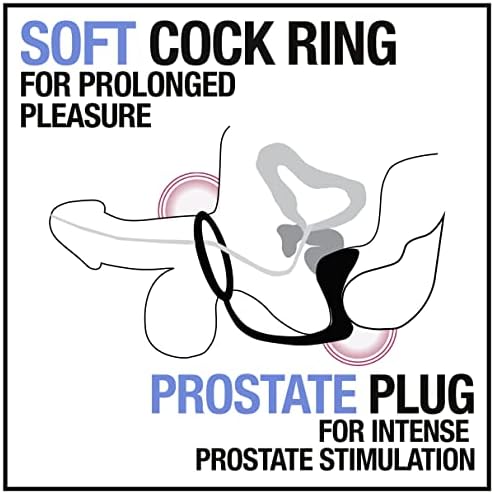 Руменило Анални авантури Ц прстен Приклучок - Платинум пурија силиконски - ултразилк мазен - задоволство на простата задоволство машка возрасна секс играчка за маж
