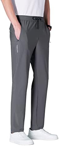 Античка starвезда Менс Брзи суви џемпери со џебови со патенти со лесен атлетски панталони со атлетски џогер за вежбање