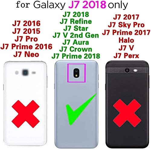 Asuwish Компатибилен Со Samsung Galaxy J7 Star J 7 Круна 7J Рафинирање 2018 J7V V 2 Gen Случај И Калено Стакло Заштитник На