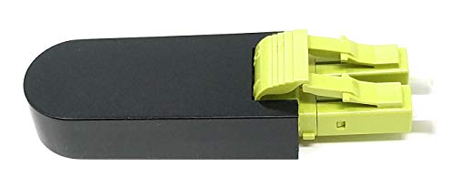Ultra Spec Cables LC Fiber Optic 100 GB OM5 мултимод 50/125 адаптер за враќање на јамка - вар зелена