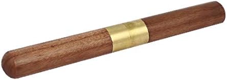 X-gree 0,8 mm ширина жлеб Дрвена рачка рачка кожна кожна кожена алатка за забивање (0,8 mm de Ancho ranura manija de madera borde biselado
