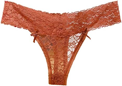 Женски гаќички беспрекорни плус големина женски секси шупливи отворени гаќички чипка гаќи со низок половината машка долна облека