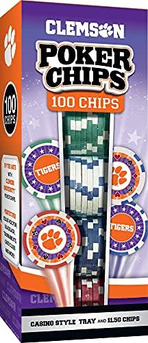 Ремек-дела НЦАА тим лого 100-парчиња покер чипови во стил на казино