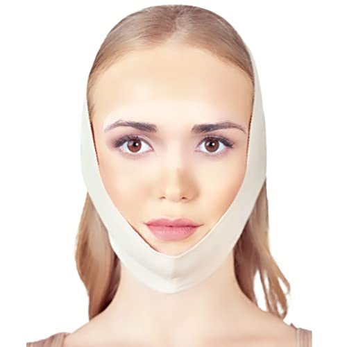 Caprichy Compression Compression Chin Chin Slimmer вилица завој затегнување на каишот за слабеење на лицето