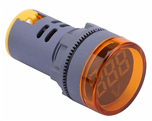 MGTCAR LED дисплеј Дигитален мини волтметар AC 80-500V мерач на напон мерач на мерач на тестер во волт-монитор Светлосен панел