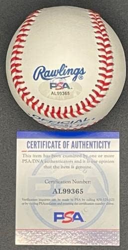 Дан ennенингс потпиша безбол ПСА/ДНК автограмирана - автограмирани бејзбол