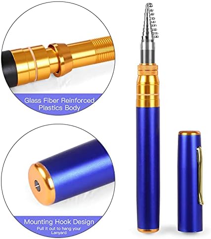 Xixian телескопско џебно пенкало за риболов, мини риболов додатоци за риболов, пол за риболов шипки