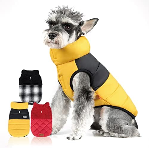 Куче зимски палто топло палта облека за кучиња ладно време јакна за ветровитско кучиња елек