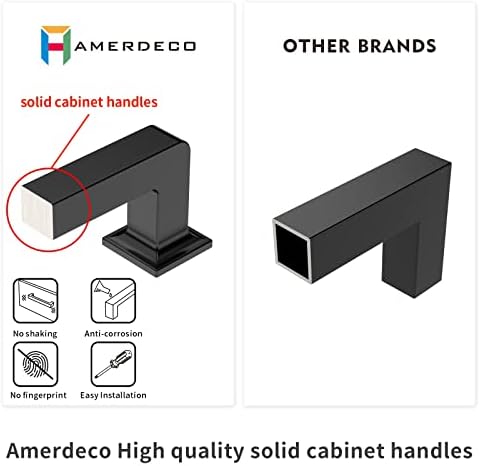 Amerdeco 6 пакет со четкани златни кабинети влече 8,8 инчи центри за кујнски кабинети рачки за кабинети хардвер кујнски рачки