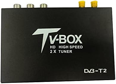 WOSTOKE HDTV CAR DVB-T265 GERMANY DVB-T2 H.265 HEVC Multi PLP дигитален ТВ приемник Automobile DTV Box со две приемници на антената на приемникот