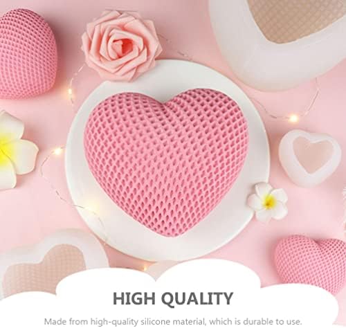 Калапи за смола од кабилок свадба декор 3Д срце силиконски сапун срце силиконски чоколадни калапи рачно изработени сапунски калапи за DIY торта
