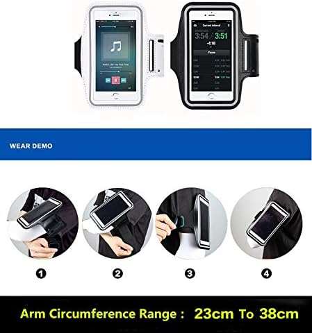 QWERTG Sports Arm Pack 6.0 5,5 инчен мобилен сопственик на мобилен телефон за женски рачни смартфони чанти сабја за лежење за фитнес фитнес