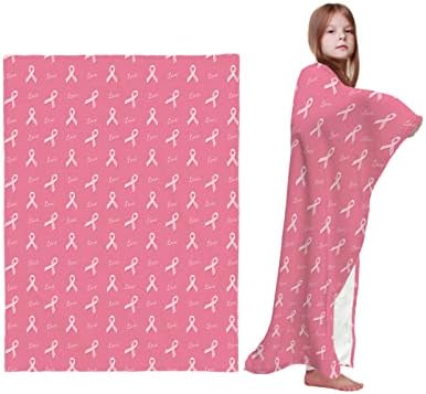 Бебе ќебиња за момчиња од унисекс девојчиња, розови панделки за лапчиња Супер меки расадници ќебиња кадифен фланел руно ќебе за кревет 30