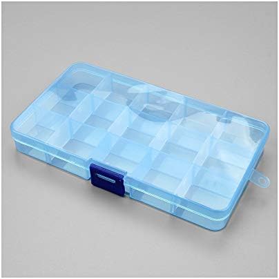 1 парчиња Пластика 6/815 кутии За Складирање Слотови Прилагодливо пакување Транспарентна Алатка Случај Занает Организатор кутија додатоци
