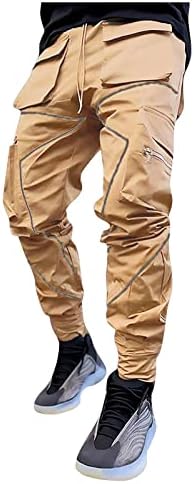 Dudubaby mens обични панталони спортски обични панталони со џогирање лесни пешачки панталони на отворено пантолони