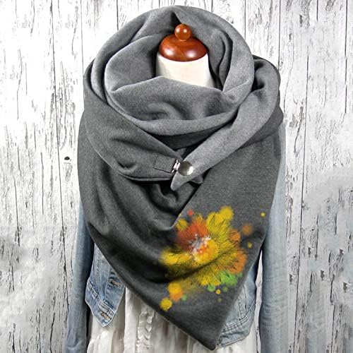 Печатење мулти -намена шамија мода шал ретро женски шал жени шал есенска марама