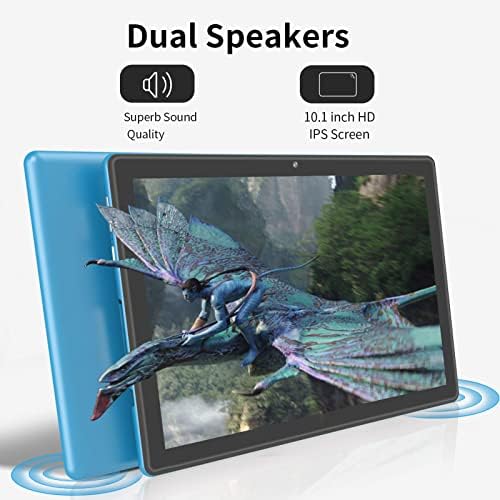 Volentex Tablet 10 inch Android 12, 3 GB RAM 64GB ROM 512GB Проширете ги таблетите компјутер, квад -процесор за јадро, WiFi, 10.1 '' IPS HD дисплеј, батерија 6000mAh, 2MP+8MP камера, GMS, тип C, Bluetooth