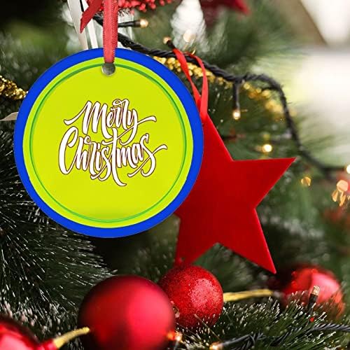 Божиќни украси за тенис топка за спортски спортови Персонализирани Божиќни украси 2022 виси украси за одмор Меморијал Божиќ за новогодишни подароци