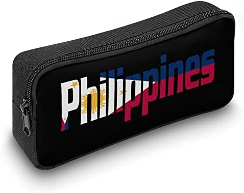 Филипини знамето гордост печатено молив за молив, држач за торбичка за торбичка торбичка за канцеларија