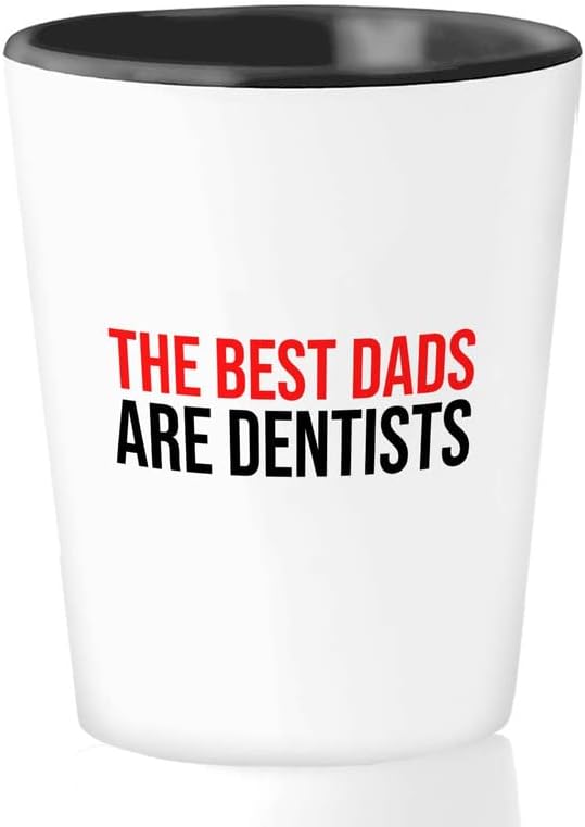 Стоматолози на флаер земјиште пукаа стакло 1.5oz - татковците се стоматолози - стоматолог татко Ортодонт стоматолошка стоматологија