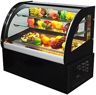 Фрижидер за ладилни ладилни ладилни ладилки за ладилни торта за пекари за пекари за пекари за пекари, кабинет за пекари, заоблена врата од