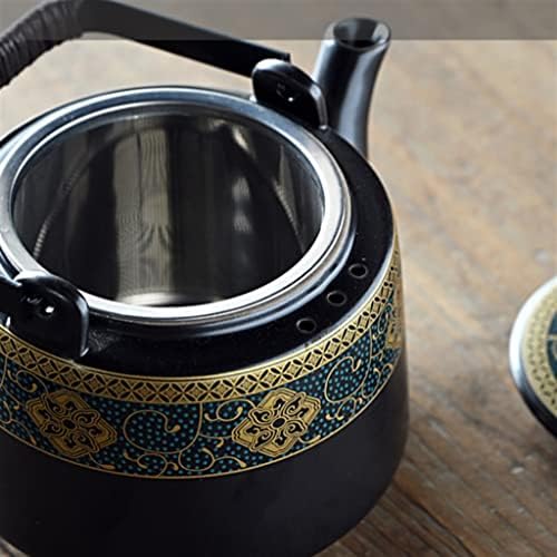 ZSEDP тенџере со тенџере со керамички кунг фу чај постави голем капацитет домашна дневна соба канцеларија чај за правење чаши чај