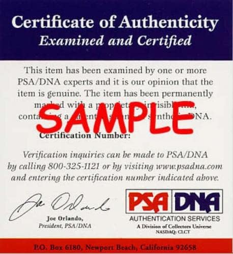 Nyони Unitas PSA DNA Vintage потпишан COA 8x10 Autograph Photo Colts - Автограмирани фотографии од НФЛ