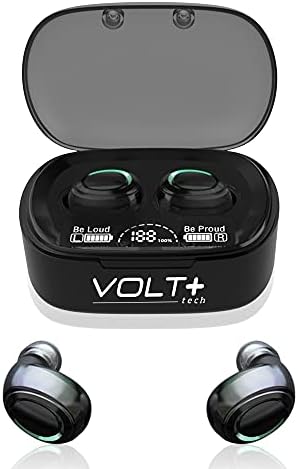 Волт плус технолошки безжичен V5.1 Pro Earbuds компатибилен со LG 35WN65C-B IPX3 Bluetooth Touch Hiteproof/Sumproof/Nuise Ruction со микрофон