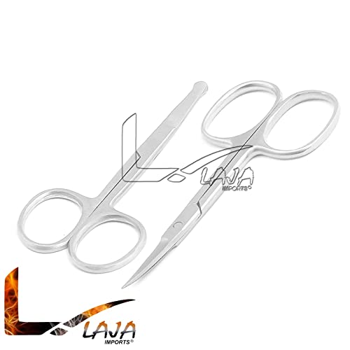 Лаја увезува ножици за коса за нос поставени за жени и мажи - Ножици за чешлање за лична нега отстранување на косата - ножици за коса