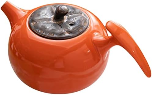 Хемотон дома декор керамички чај сад шпорет чај чај гроздобер овошје во облик на чајник рачно изработен порцелан керамички преносен чајник за патувања традициона?