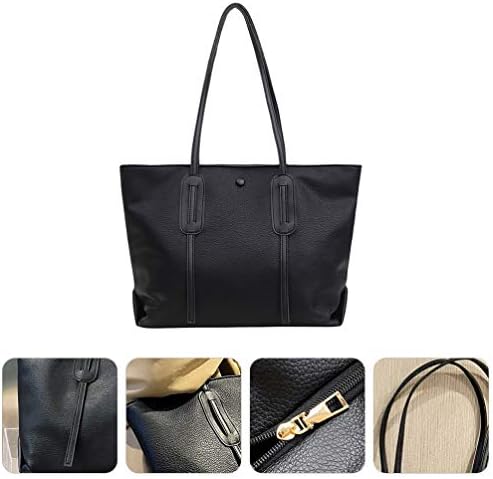 Pretyzoom црна торба торбички торбички торбички торби рачни торби со една рамената торба модерна дама чанта дневно сето-совпаѓање торба
