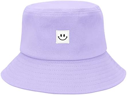 Американски трендови Детските капи се насмевнуваат со кофа капа за девојчиња за момчиња лето патување кофа на отворено дете на дете унисекс